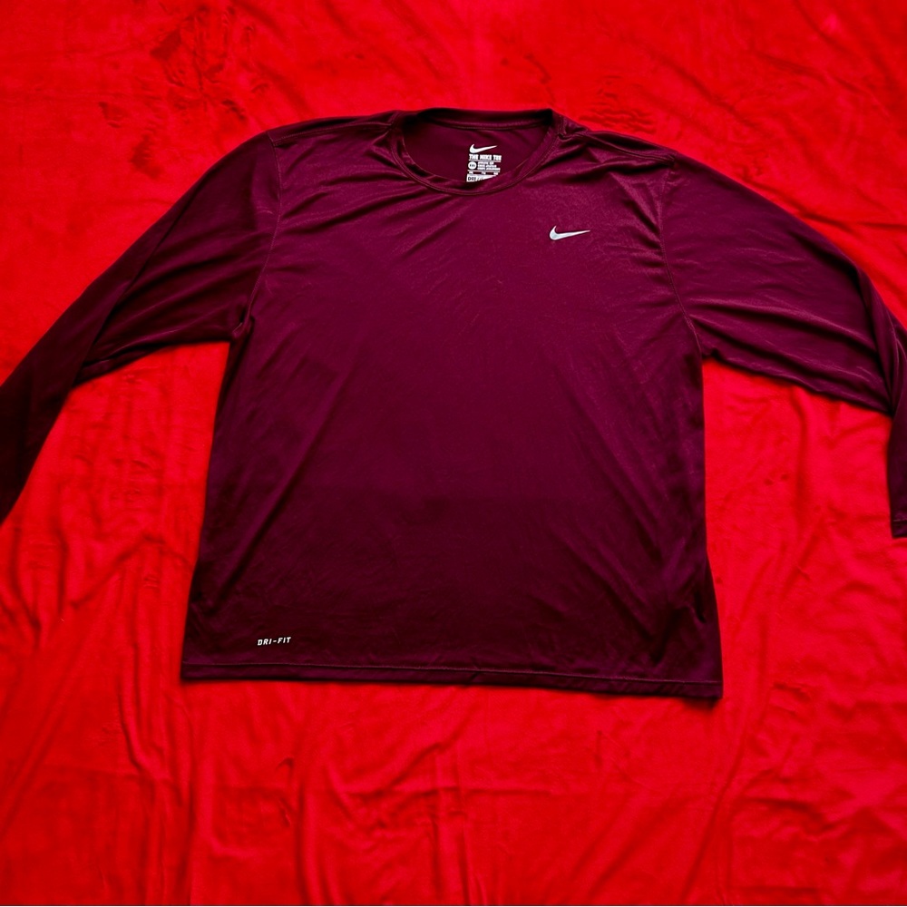 Nike Dri-Fit -T-Shirt-XXL-Burgundy